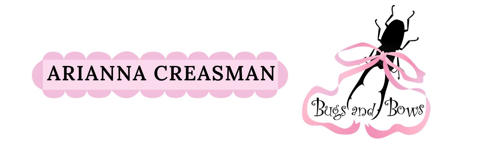 Bugs and Bows Header logo and name